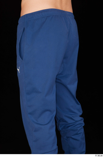 Hamza blue jogging pants dressed thigh 0004.jpg